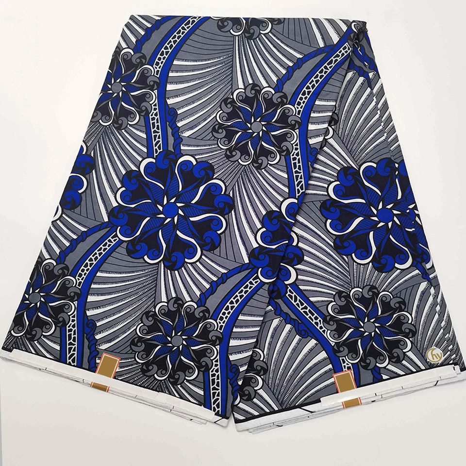 

6 Yards Mitex Wax Print/ African Fabrics Kitenge/Pagnes/Tissues Africain/ Lapa/Chitenge HS-35