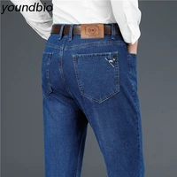 mens jeans business casual fashion stretch jeans classic men denim pants man work trousers men pants size 29 40 3 colors