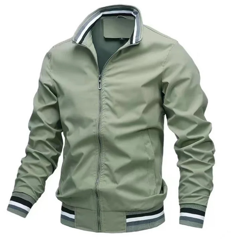 Мужская повседневная куртка новый весенний модный Блейзер + однотонная отделка