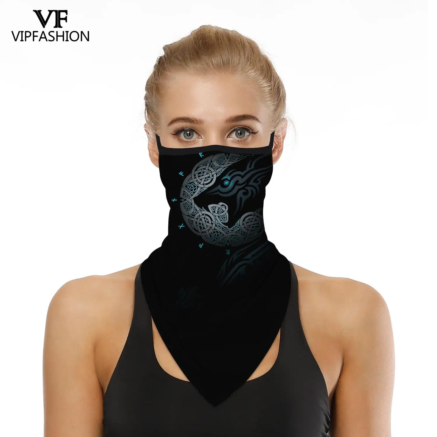 VIP мода для взрослых с принтом скелета Балаклава Лыжная бандана уход за кожей