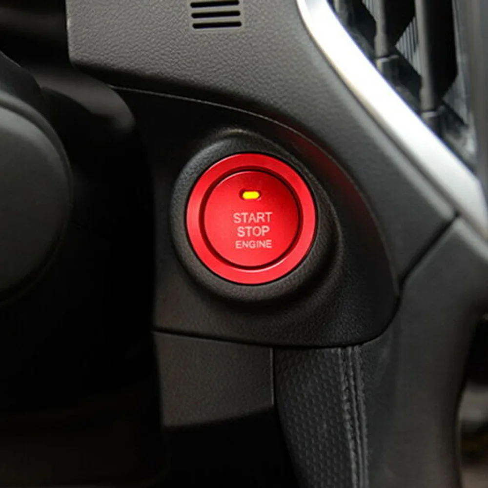 Автомобильный двигатель кнопка кольцо красный для Subaru BRZ Crosstrek WRX STI внутренние