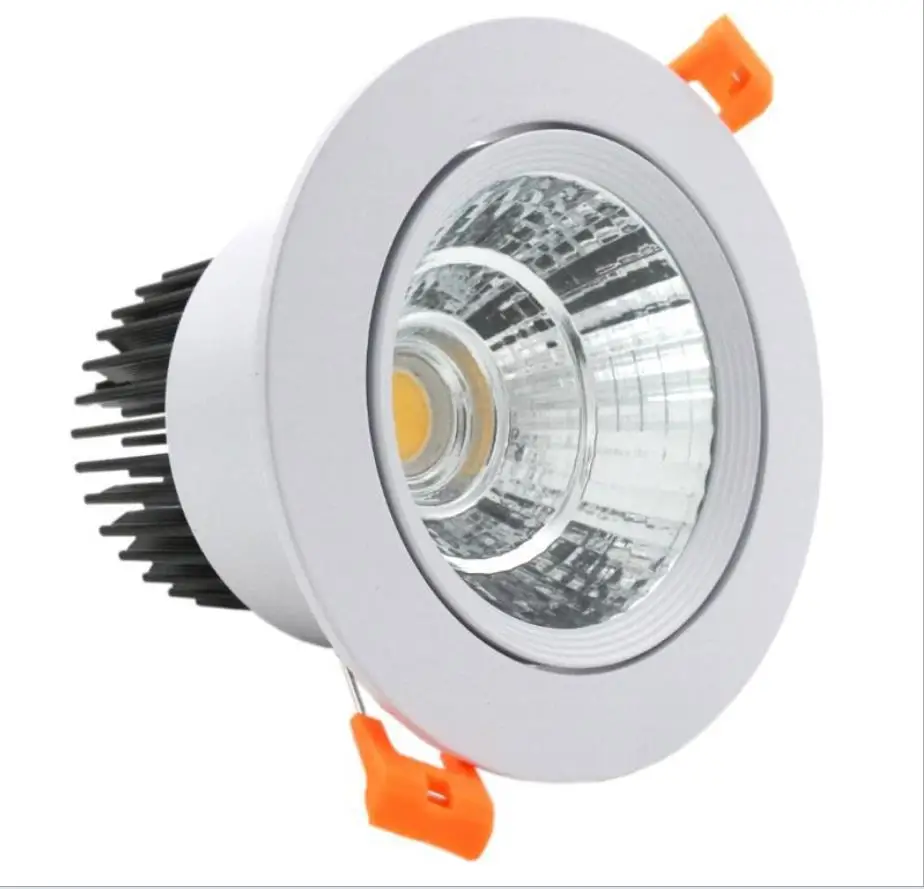 Светодиодный прожектор потолочная лампа cob 3 Вт 5 9 12 15 30 встраиваемая освещение