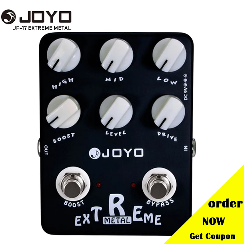 Педаль для гитарных эффектов JOYO Extreme Metal Distortion педаль с высоким коэффициентом