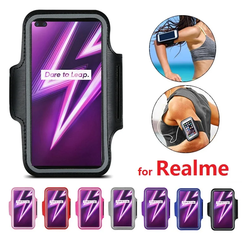 Чехол на руку для бега Нарукавники сумка чехол Realme 6 Pro X50 X2 5 X XT 6s C3 Reno 2 3 4 5G OppO Find