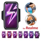 Чехол на руку для бега, Нарукавники сумка чехол для Realme 6 Pro X50 X2 5 Pro X XT 6s C3 Reno 2 3 4 Pro 5G OppO Find X2 Pro, браслет сумка чехол держатель для телефона на руку для спорта