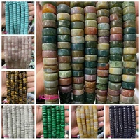 natural multicolor stone loose bead high quality 6x12mm smooth spacer shape diy gem jewelry making accessories 32pcs wk456