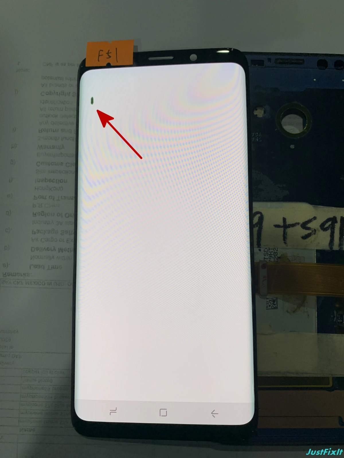 Супер AMOLED для samsung Galaxy S9 Plus G965F G965U S9plus ЖК-дисплей сенсорный экран дигитайзер дефект черное пятно