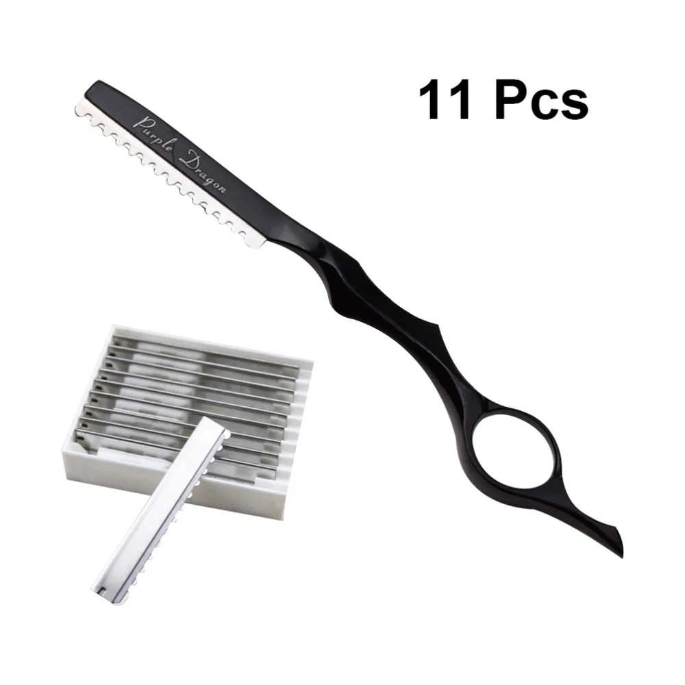 

1 Set of 11pcs Hair Styling Thinning Razor Tools Hair Cutting Devices with Replacement Blades