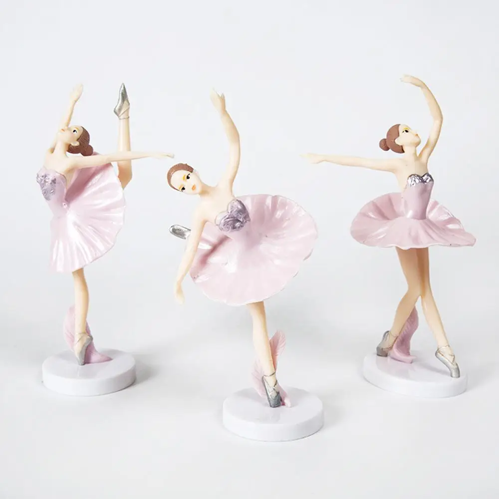 3 шт./компл. балетные танцевальные Девушки Торт украшения Топпер день рождения