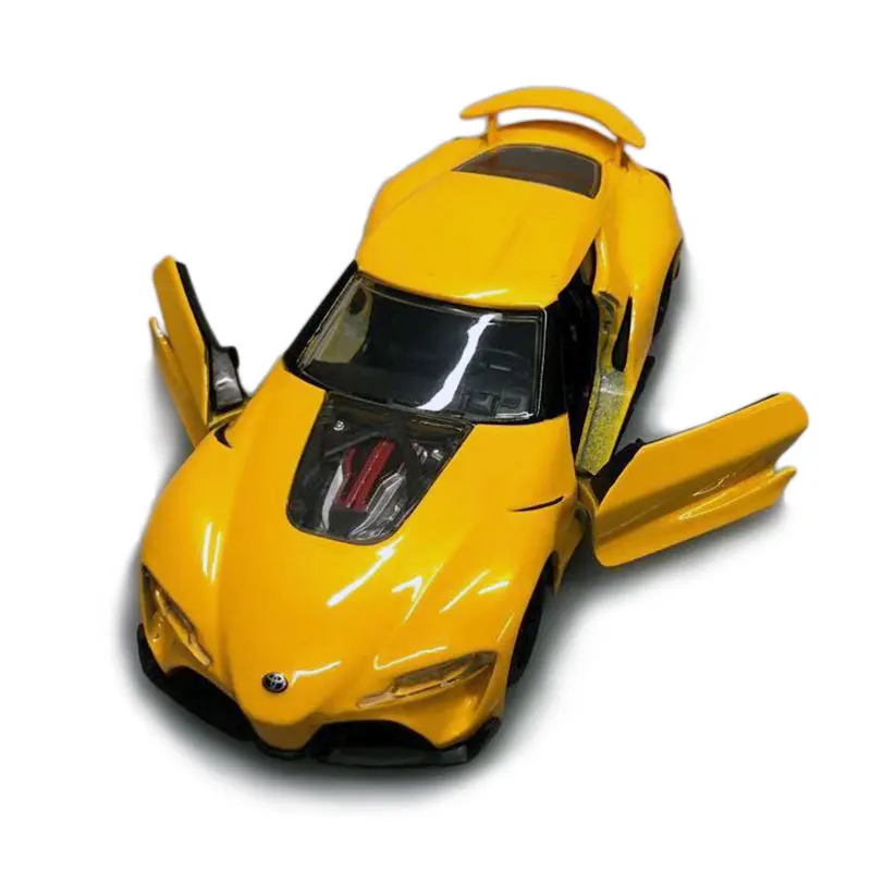 TOYOTA FT-1 yellow JADA 1/32 масштабная модель автомобиля игрушки 1961 CHEVY IMPALA литая металлическая модель автомобиля игрушка для подарка/детей/коллекции - Цвет: TOYOTA FT-1 yellow
