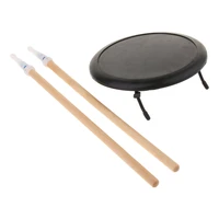 8inch dumb drum practice pad set with drumsticks carrying bag for beginner kids music lovers gift
