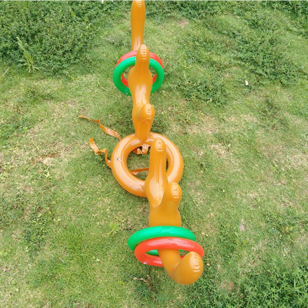 

Funny Santa Reindeer Antler Christmas Toy Inflatable Santa Antler Hat Ring Christmas Holiday Decoration For Home Kids Gift