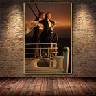 Картина Титаник, Классическая картина Леонардо Ди Каприо, старомодная Картина на холсте для украшения стен гостиной, дома