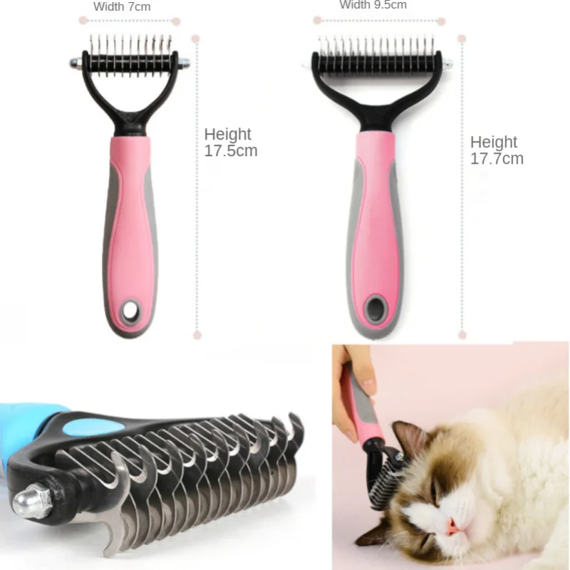 Инструмент для ухода за домашними животными расческа удаления волос собак кошек