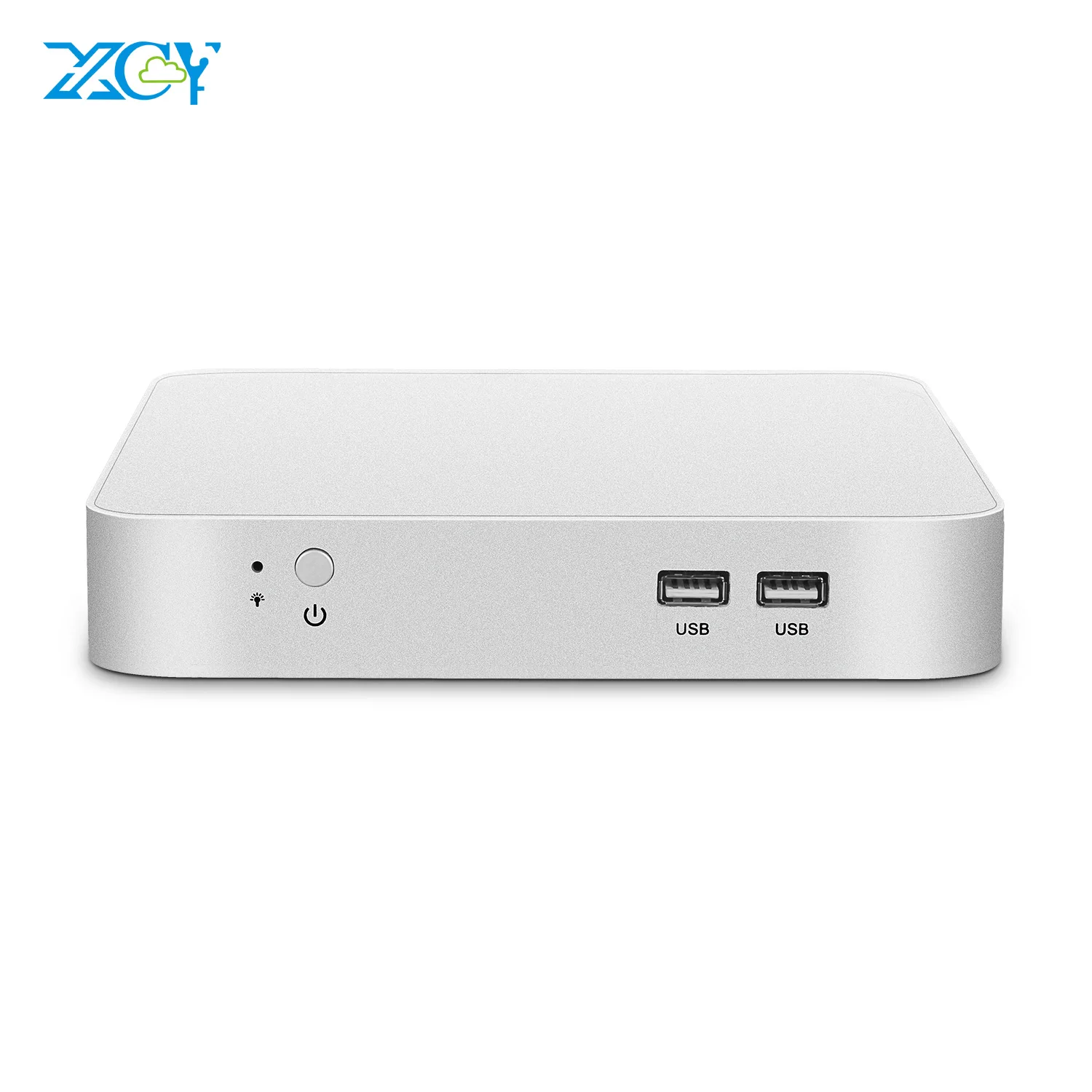 XCY мини ПК Intel Celeron J1900 Quad-Core Windows 10 неттоп HDMI VGA 6xusb Wi-Fi Gigabit Ethernet офисный Настольный микрокопьютер