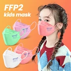 Корейская маска-рыбка fpp2, детская Защитная тушь для ресниц ffp3, маскарилла, закрытая бока ffp2reиспользуемая FFP2mask для детей