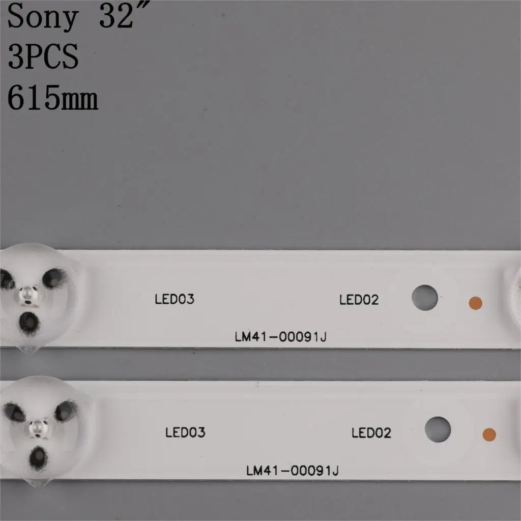 

LED Backlight strip 8 lamp for Sony 32"TV KDL-32RD303 KDL-32R303C KDL-32R303B 1-889-675-12 IS4S320DNO01 LM41-00091J LM41-00091K