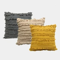 45x45cm tassels cushion cover rectangular decorative pillow cover tassels pillowcase for sofa creative home cushion cover
