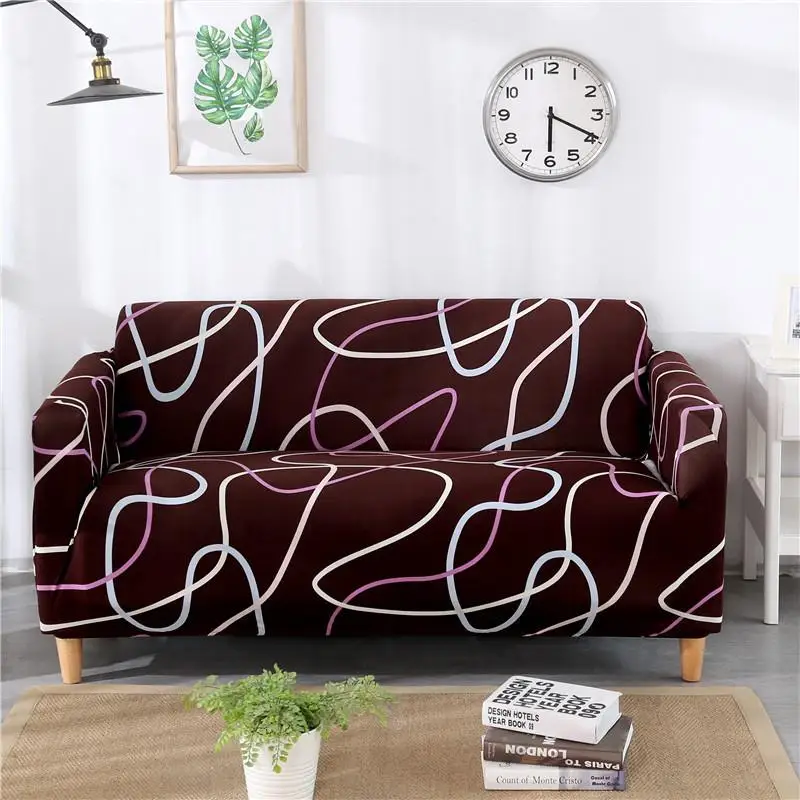 

40 Sofa Cover for Living Room Tightly Wrap All-inclusive Slip-resistant Sofa Slipcover Sectional Couch Cover 1/2/3/4-seater