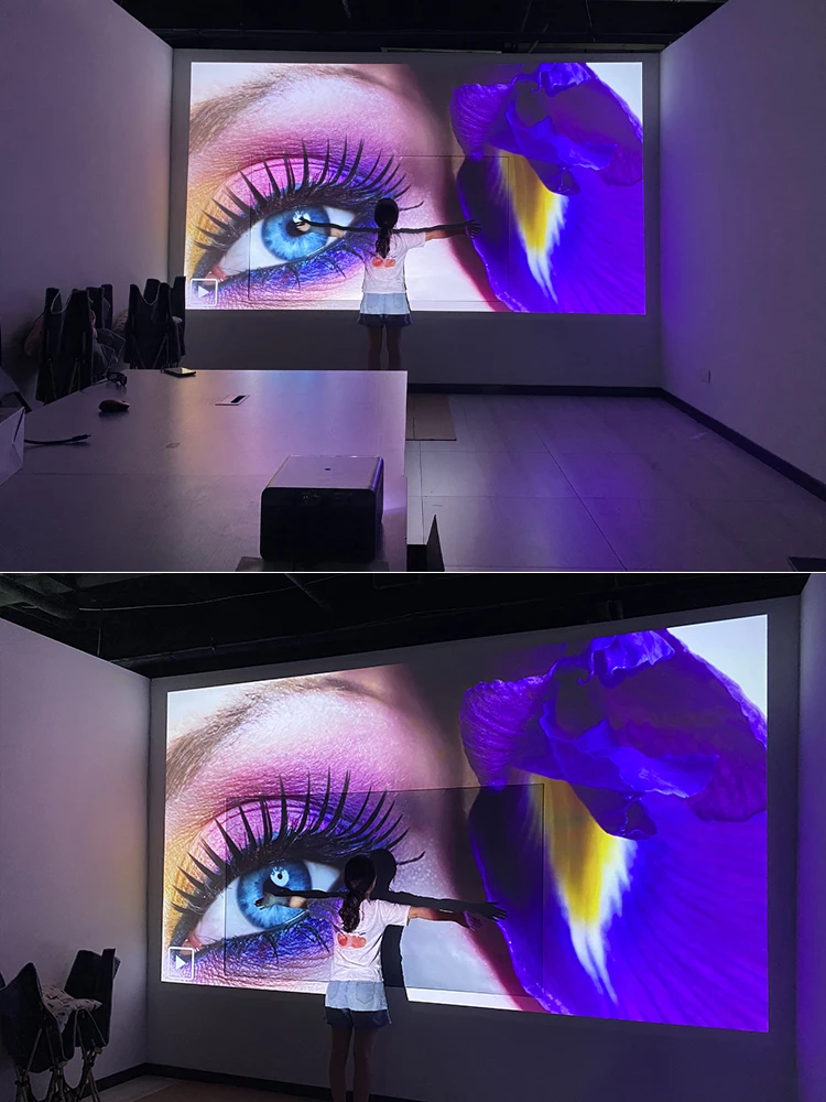 Changhong M4000 Support MEMC 4K Projector for Home.1080P DLP 3D Android Home Theater. 2000 ANSI Lumen TV Beamer. Video |
