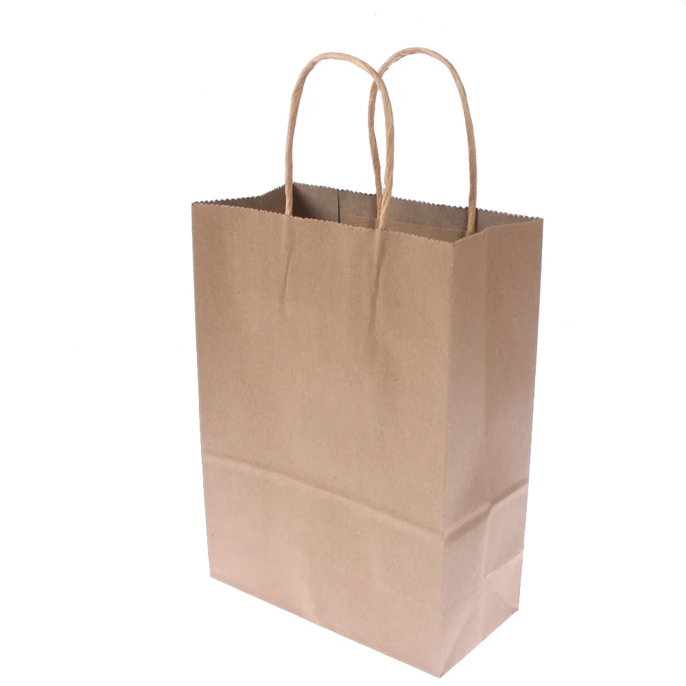 

1pc Wedding Candy Packaging Recyclable Jewelry Food Bread Party Bags Boutique Kraft Paper Gift Bags