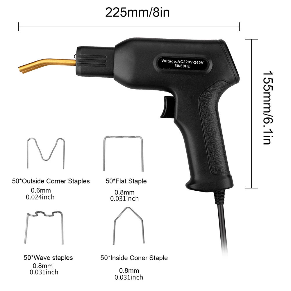 

Professional Plastic Repairing Machine Welder Garage Tools Thermal Staplers Machine PVC Car Bumper Auto Welding Tool Hot Stapler
