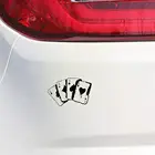 Автомобильная наклейка s 15,3 см * 9,9 см, покер, графика автомобиля, мотоцикла, купить Стайлинг, светоотражающая половина, сохранить наклейку s, пользовательский автомобиль 3D 2 наклейка R7Z6