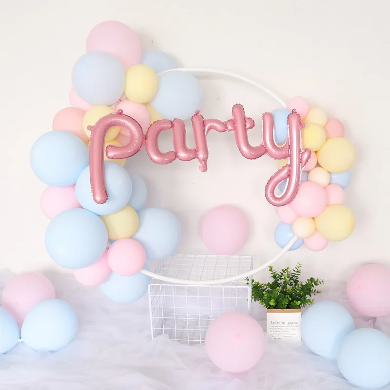 58/78 см круглый пластиковый шар кольцо гирлянда круг обруч Свадьба Арка детский