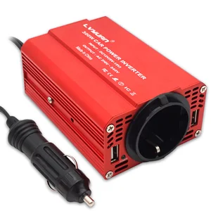 dc12v to ac 220v110v dual usb 300w for homeouting modified sine wave portable car charger converter adapter power inverter free global shipping
