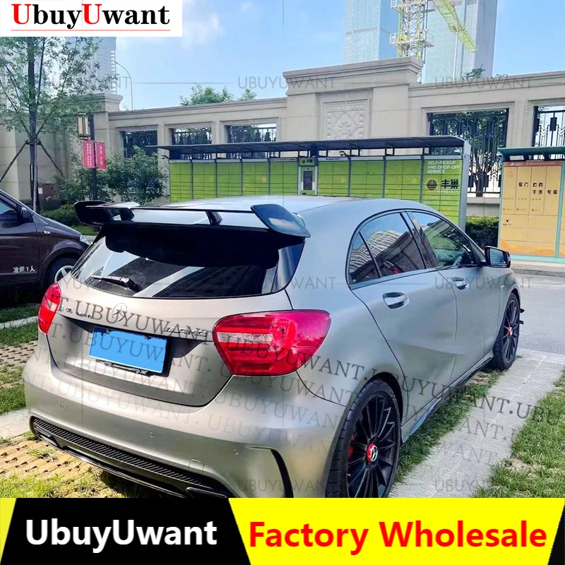 

ABS Paint Black Red Color Rear Spoiler Wing For Mercedes Benz A Class W176 A160 A180 A200 A250 A45 AMG 5door Hatchback 2013-2018