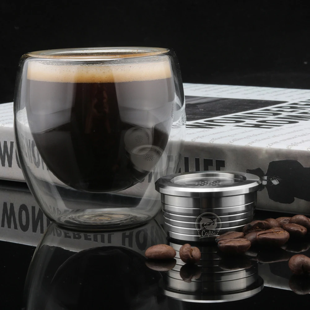 Многоразовый капсульный фильтр для эспрессо и кофе из нержавеющей стали