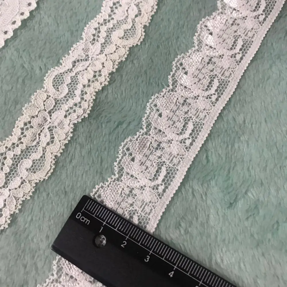 Кружево белое шириной 2-3 см 2 м/5 м новый стиль 2020 аксессуары для волос сделай сам