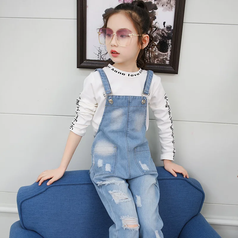 Детский джинсовый комбинезон на подтяжках с регулируемыми лямками для мальчиков