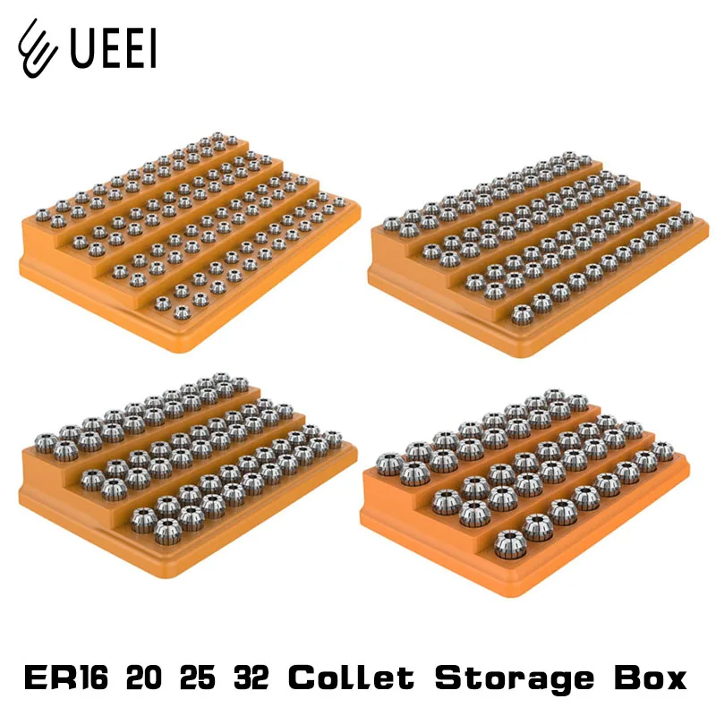 ER11 ER16 ER20 ER25 ER32 цанговый ящик для хранения жесткая Пластик пружинная Цанга из