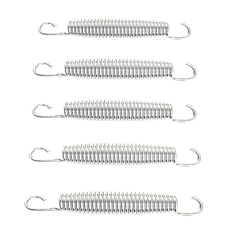 

34YE Trampoline Spring Heavy Duty Galvanized Steel Spring 5-7inch Pull Spring Hook Replacement Waist Drum Bow Accessories