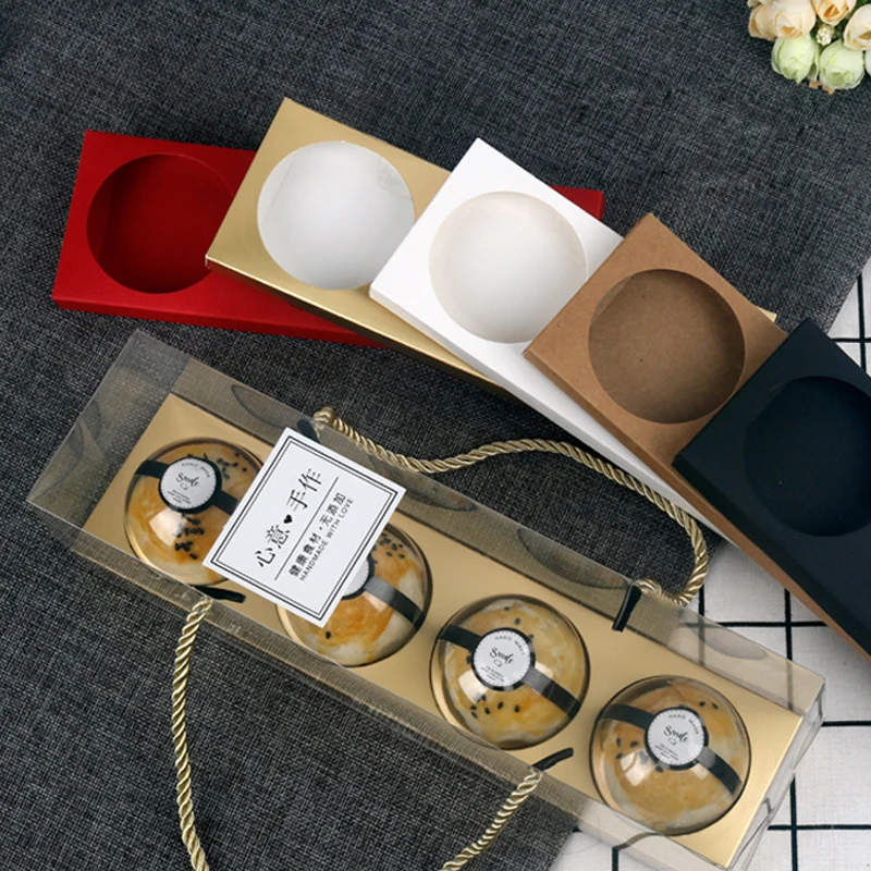 

Портативные прозрачные коробки для упаковки тортов, упаковка для домашних животных, контейнер для десертов, держатель, Подарочная коробка ...