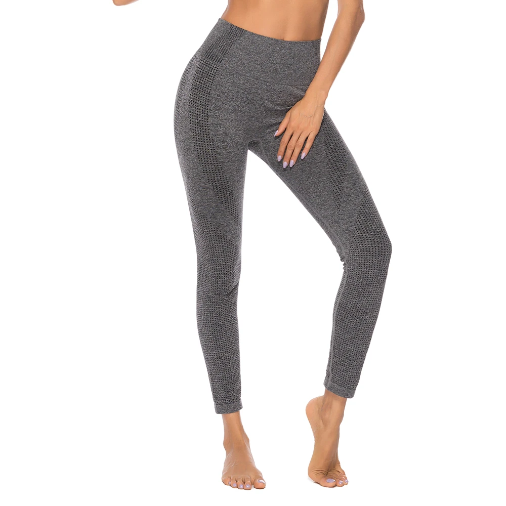 Различные однотонные женские Леггинсы для йоги фитнеса Бесшовные штаны с