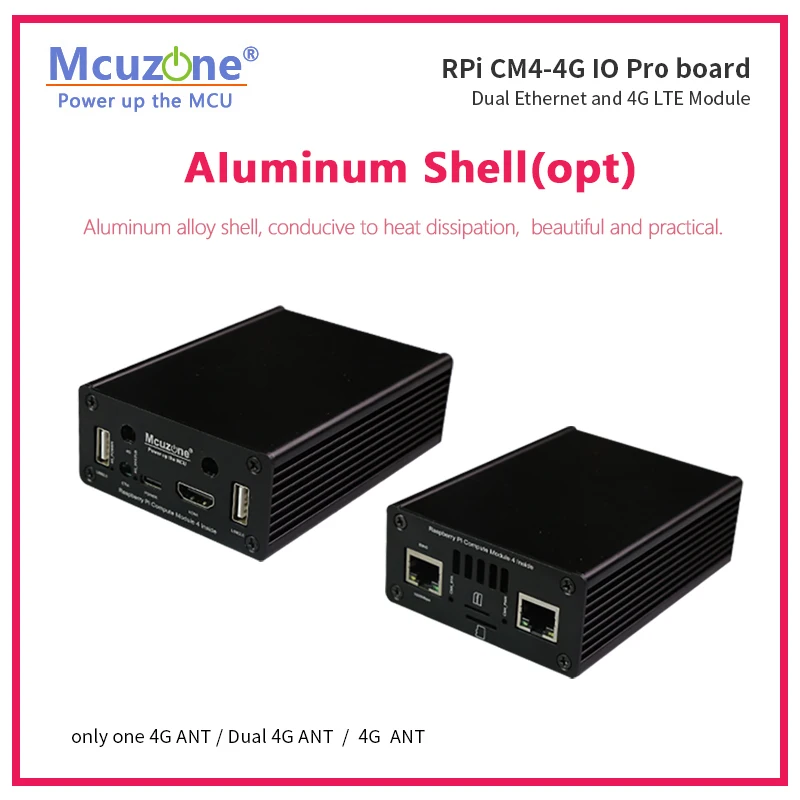 Billig Raspberry Pi CM4-4G IO Pro Bord Dual Ethernet Und 4G LTE Modul HUAWEIME909S 821a V2/821ap V2/120p V2 EG25-G CAT4 HDMI