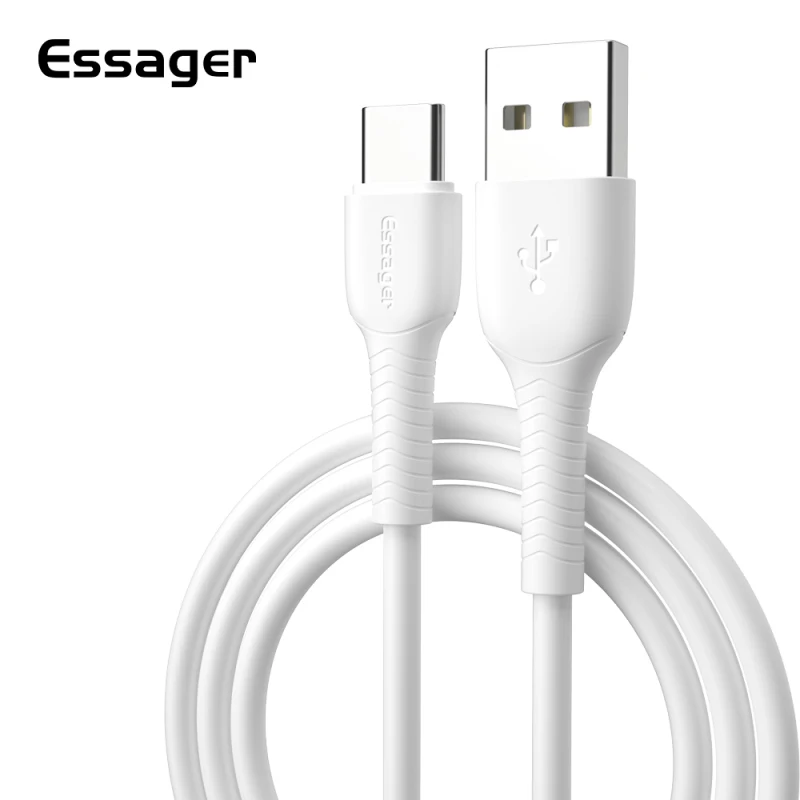 Fast Charging Type C Cable For Xiaomi Mi 10 9 Lite Pro Pocophone F2 X2 2m USB Type C Data Sync Cable For Redmi 10X K30 8A