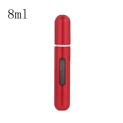 8ml Red 5 мл 8 мл многоразовый мини флакон-спрей для духов Алюминиевый распылитель портативный дорожный косметический контейнер флакон для духов - Цвет: 8ml Red