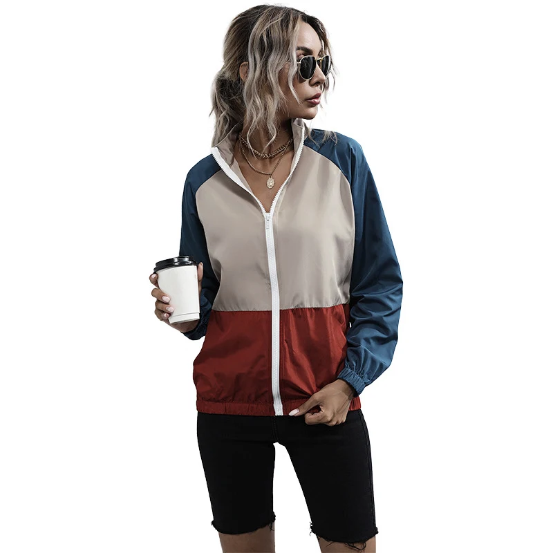 

Autumn Winter Women Zip-Up Hoodies Sweatshirts Jacket Casual Loose Stand Collar Hoodie