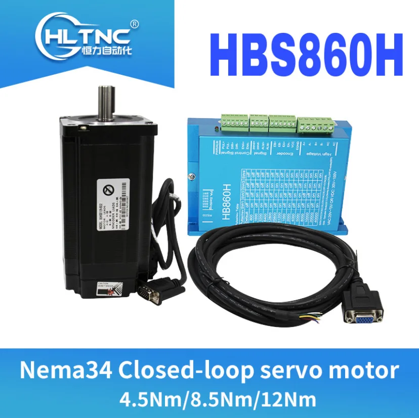 Nema34 шаговый двигатель постоянного тока с замкнутым циклом 6A 4.5N.m/8 5 нм/12 нм +