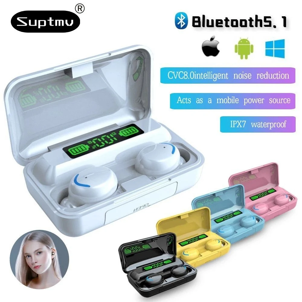 TWS-наушники с поддержкой Bluetooth 5 0 и цифровым дисплеем | Электроника