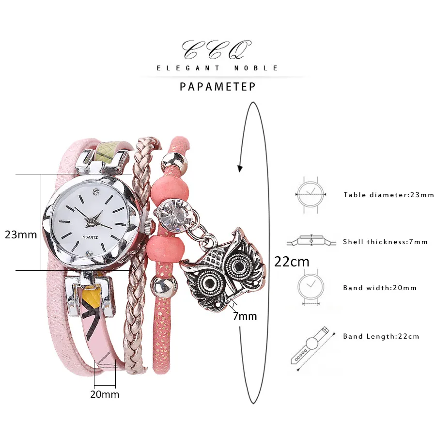 

Cute Jewelry watch women Fashion Vintage Bracelets Watches Cute Metal Pendant watch for women Casual Ladies watch Party