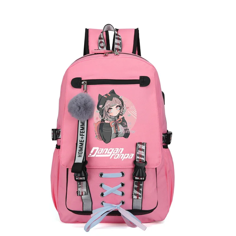 Школьный портфель Danganronpa Junko для девочек и мальчиков женский рюкзак подростков