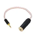 3,5 мм до 2,5 мм Удлинительный кабель для наушников, чистый серебристый кабель, 8 проводов, 152 ядер, для разъема Astell  kern