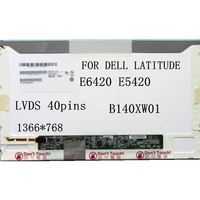 14 0 matrix display b140xw01 for dell latitude e6420 e5420 laptop lcd screen 1366768 lvds 40 pins panel replacement