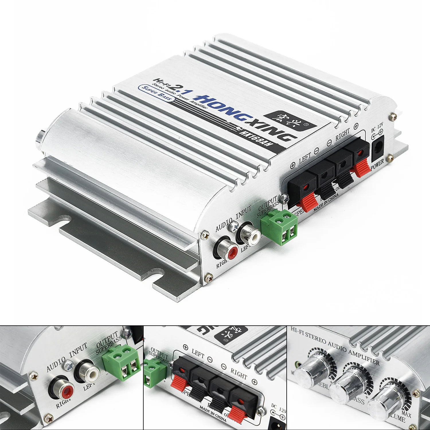 300W Car Home Super Bass Hi-Fi 2.1 Stereo Audio Amplifier Subwoofer Quality | Автомобили и мотоциклы