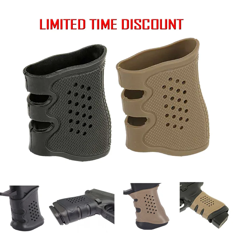

FMA Tactical Rubber Pistol Grip Glove Jungle Desert Non-slip Sleeve Anti-Slip Protect Cover Airsoft Hunting Accessories