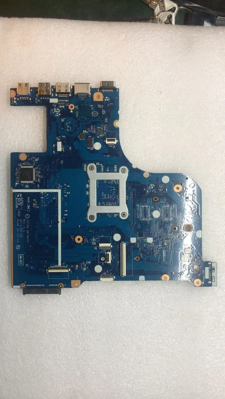 

KEFU CG70A NM-A671 Motherboard For Lenovo G70-35 Notebook Motherboard CPU E2-6110 DDR3 100% Test Work